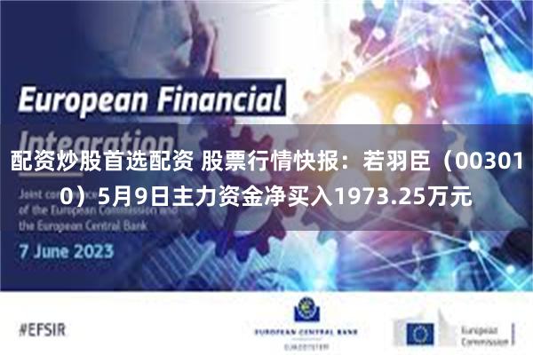 配资炒股首选配资 股票行情快报：若羽臣（003010）5月9日主力资金净买入1973.25万元